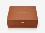 Leatherite Gift Box LUCARIS Pavilion Gleam Double Rock 350 ml, Premium Crystal Lead Free Glasses, Set of 6 - Image 3