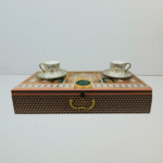 Arsh Majestic Gold Cup & Saucer Set, 160 ml, 12 pieces, Set of 6 Cup and 6 Saucers, Luxury Box Packing - Image 2