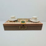 Arsh Floral Glow Cup & Saucer Set, 160 ml, 12 pieces, Set of 6 Cup and 6 Saucers, Luxury Box Packing - Image 2