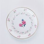 The Wishing Chair Snack Plate Set of 4, 5.75" Plates, Portrait Rose - Image 3
