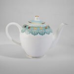 India Circus Tea Set, 15 pieces, 6 Cup 6 Saucer 1 Milk Pot 1 Sugar Pot 1 Tea Pot,  Regal Romance - Image 5