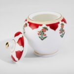 India Circus Tea Set, 15 pieces, 6 Cup 6 Saucer 1 Milk Pot 1 Sugar Pot 1 Tea Pot,  Blushed Orchard - Image 4