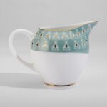 India Circus Tea Set, 15 pieces, 6 Cup 6 Saucer 1 Milk Pot 1 Sugar Pot 1 Tea Pot,  Regal Romance - Image 2