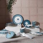 India Circus Oceanic Opulence Dinner Set - 40 Pieces