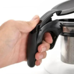 Glass Kettle with Fine Mesh Infuser/Strainer,  Perfect for Hot Beverages, 1 Litre, Single Piece Box Packing - Image 3