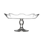 Pasabahce Footed Service Plate for gatherings / Patisserie Service Glass Plate Cake Server , Single Piece - Image 4