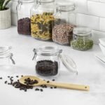 500ml Glass Storage Jars with Clip Top Lid, Round Food Canisters with Airtight Lid - Image 4