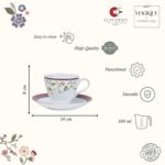 The Wishing Chair Cup Saucer Set, Indian Summer, 180 ml (SET OF 12 PIECES I.E. 6 CUPS + 6 SAUCER) - Image 2