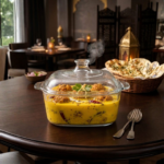 Square Glass Donga with Rounded Lid, 1500 ml, Single Piece, Transparent Glass - Image 2