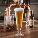 Premium Footed Pilsner Glass, 355 ml, Set of 6
