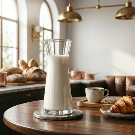 Ocean Bistro Carafe/ Decanter for juice/soda/milk with beak, 270 ml, Set of 6