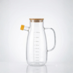 Premium Glass Oil Dispenser with Silicone-Tip Spoutm 1000 ml, Single Piece - Image 3