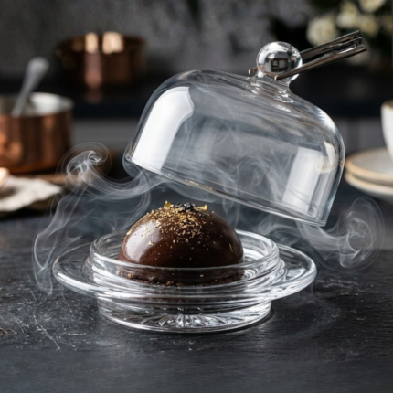 Premium Glass Mini Cake Dome & Cloche, Glass Mini Candy Dome, Single Piece