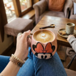 Clay Craft Disney Minnie Mouse Ceramic Coffee & Milk Mug, 500 ml, Single Piece