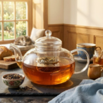 Borosilicate Glass Kettle with Built-In Strainer (1000ml) , Single Piece - Image 2