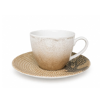 24 piece Clay Craft Digitally Printer Exclusive Ceramic cup and saucer set , Tree of Life, 200 ml (12 CUPS + 12 SAUCER) - Image 2