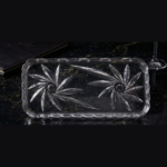 Luxe Rectangular Crystal Glass Serving Platter (14" x 7"), Single Piece - Image 4