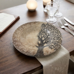 Tree of Life, Ceramic 9″ Soup Plate / Pasta Plate with Digital Print, Set of 2 - Image 2