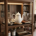 Clay Craft Fine Bone China Tea Kettle/Tea Pot with Gold Line Work, 930 ml, Single Piece,  Classic Design for Serving Coffee, Tea and Herbal Infusions - Image 4